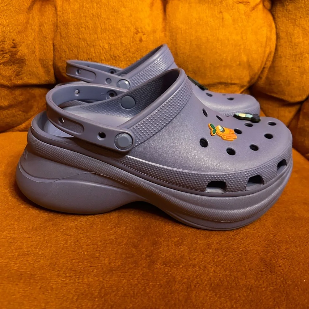 Crocs Mega Crush Platform Classic Clogs lavender Womens 10